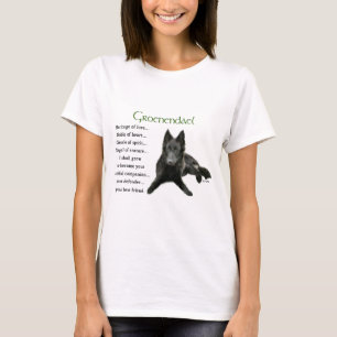 T-shirt Groenendael Belgique Cheepdog Cadeaux