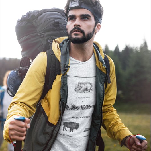 T-shirt Groenland Arctique Vie terrestre Ours Polaire Musc