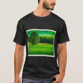 T-shirt Groenland luxuriant avec arbre vert majestueux" (Devant)
