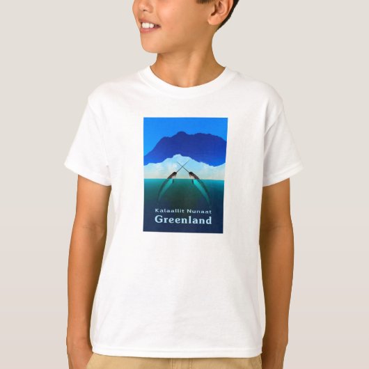 T-shirt Groenland - Narwhal (Devant)