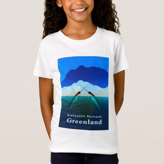 T-Shirt Groenland - Narwhal (Devant)