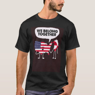 T-shirt Groenland Nous Appartenons Ensemble USA 51ème Etat