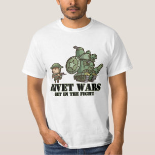 T-shirt Grognement allié de guerres de rivet et réservoi