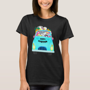 T-shirt Grognomes mignons avec oreilles de lapin Chasse au