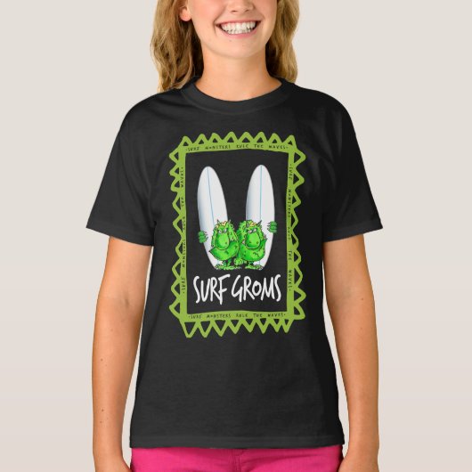 T-shirt Groms 2020 (vert) (Devant)