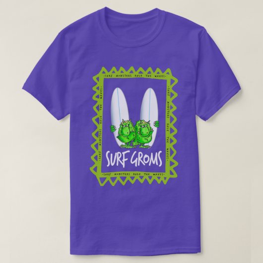 T-shirt Groms 2020 vert (Design devant)