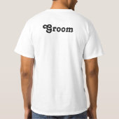 T-shirt Groom avec masque de virus (Dos)