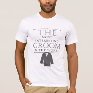 T-shirt Groom Bachelor Tee, Grey
