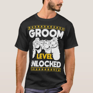 T-shirt Groom Fianc Bachelors Jeux Groomsmen Gamer