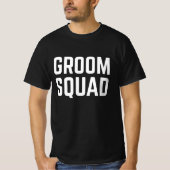 T-shirt Groom Squad (Devant)