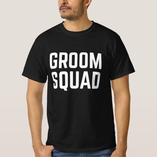 T-shirt Groom Squad (Devant)