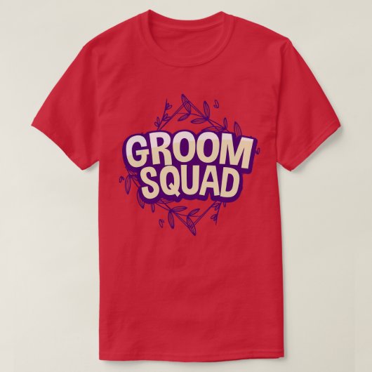 T-shirt Groom Squad 2 (Design devant)