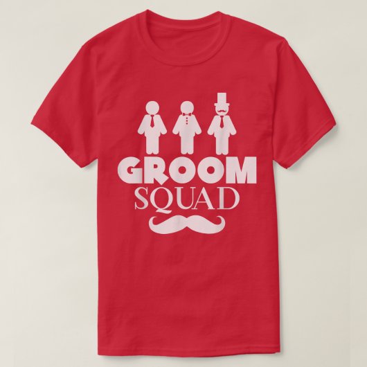 T-shirt Groom Squad Bachelor Party Wedding Party Gifts  (Design devant)