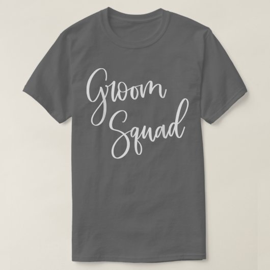 T-shirt Groom Squad Engagement Matching Newlyweds Bachelor (Design devant)