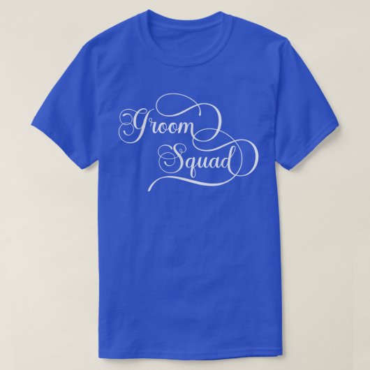 T-shirt Groom Squad (Soirée de Mariage) (Design devant)