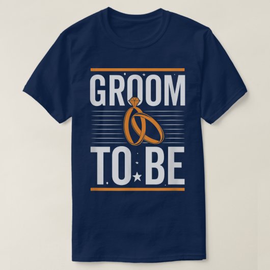 T-shirt Groom To Be, Bachelor Party  (Design devant)