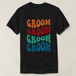 T-shirt Groom To Be Buble Word Art Retro Mariage<br><div class="desc">Le design de la chambre a un motif d'art rétro mot,  fait partie de la collection rétro mariage et est disponible dans plus de styles.</div>