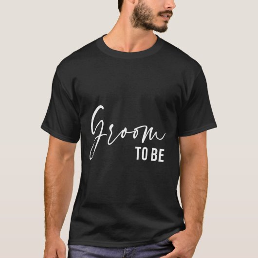 T-shirt Groom To Be Men Wedding Day Bachelor Party (Devant)