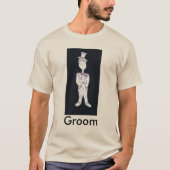 T-shirt Groom Tuxedo (Devant)