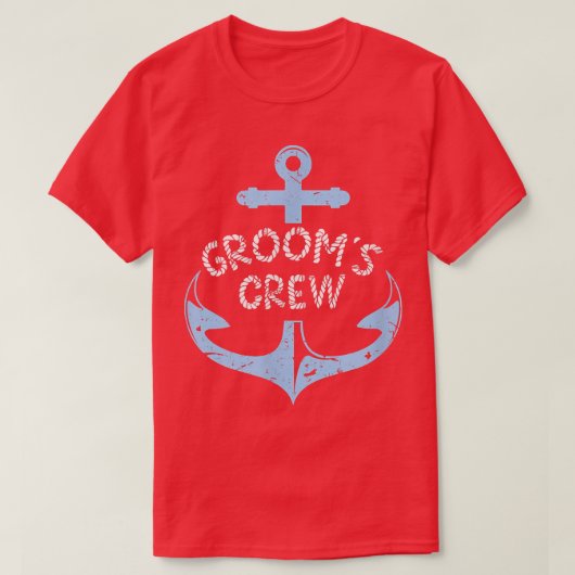 T-shirt Grooms Crew Bachelor Party (Design devant)