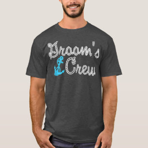 T-shirt Grooms Crew Funny Boat Cruise Bachelor