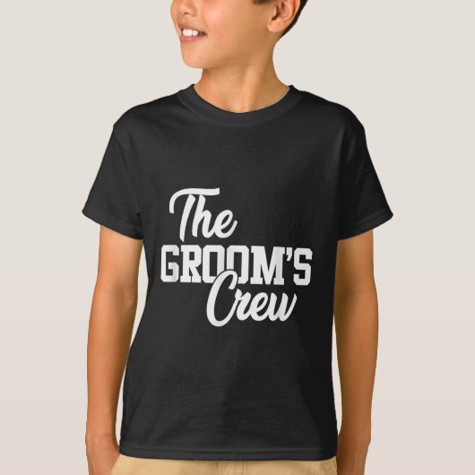 T-shirt Grooms Crew Funny Mariage Ou Bachelor Party Gi (Devant)