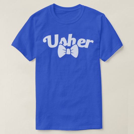 T-shirt Grooms Crew Usher Bachelor (Design devant)