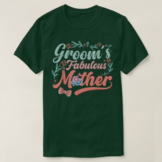T-shirt Grooms Fabuleuse mère (Design devant)