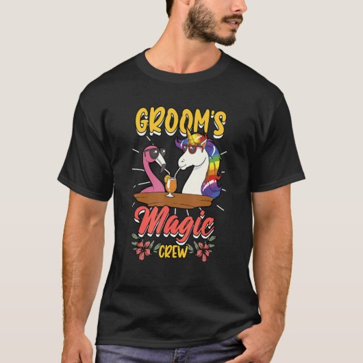 T-shirt Grooms Magic Crew Groom (Devant)