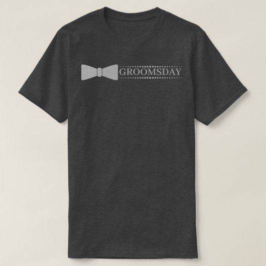 T-shirt Groomsday (Design devant)
