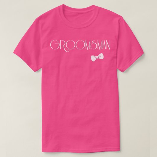 T-shirt Groomsman 4 (Design devant)