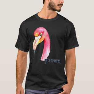 T-shirt Groomsman Flamant rose Love Helper Party Best Man 