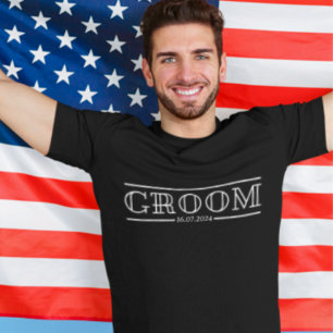 T-shirt Groomsmen Bachelor Party cadeau personnalisé