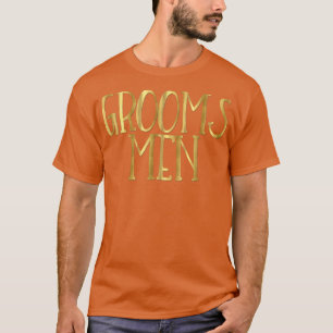 T-shirt Groomsmen Mariage Fête Mariée Salle de mariage