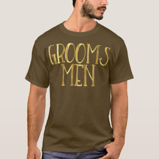 T-shirt Groomsmen Mariage Fête Mariée Salle de mariage
