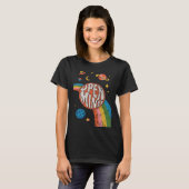 T-shirt Groovy 70s Retro Hippie Vibes Rainbow (Devant entier)