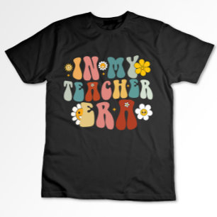 T-shirt Groovy à l'ère de mon professeur Retour à l'école
