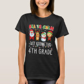 T-shirt Groovy All Is Calm Just Kidding This Is 5th Grade  (Devant)