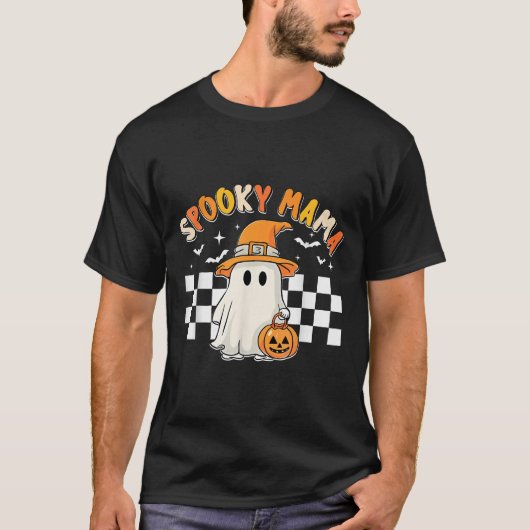 T-shirt Groovy Boo One Soky Mama First Halloween Birthday (Devant)