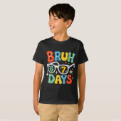 T-shirt Groovy Bruh 67 Days Of School Sungles 67th Day Of (Devant entier)