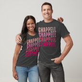T-shirt Groovy Chappell Prénom Personnalisé Chappellee (Unisexe)