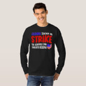 T-shirt Groovy Columbus Ohio School Teachers Strike OH Tea (Devant entier)