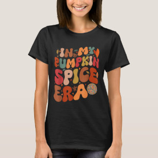 T-shirt Groovy dans mon époque Spice de citrouille de Than