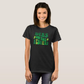 T-shirt Groovy Dibs on the Redhead for St Patricks Day Par (Devant entier)