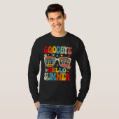 T-shirt Groovy Goodbye 7th Grade Graduation Hello Summer K (Devant entier)