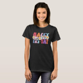 T-shirt Groovy Happy Fri Yay Friday Fun Teacher TGIF (Devant entier)