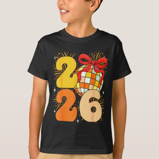 T-shirt Groovy Happy New Year 2026 New Years Eve Party Men (Devant)