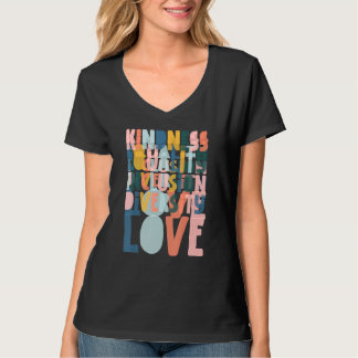 T-shirt Groovy Kindness Equality Inclusion Diversity Love 