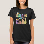 T-shirt Groovy KINDNESS IS FREE Retro Stop Bullying Choose (Devant)
