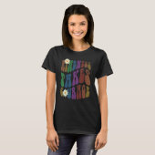 T-shirt Groovy KINDNESS TAKES COURAGE Retro Anti Bullying (Devant entier)